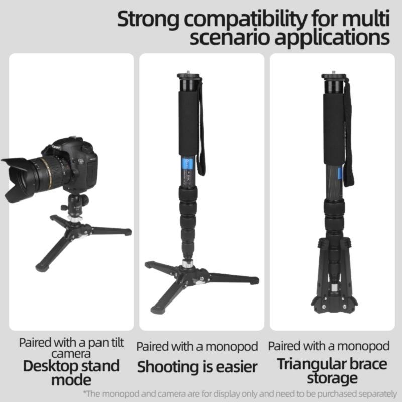 Univerzální základna pro monopod se šroubem 3/8 palce Protiskluzová podložka Vysoká nosnost 3 kg Kompatibilita pro fotografické příslušenství