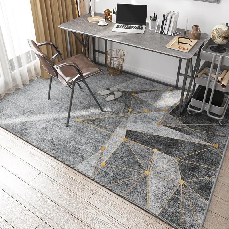 

Soundproofing Retro Rug for Home Office Study Desk Computer Chair Floor Mat Bedroom Carpet Dressing Table Mats 60x90cm
