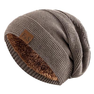Unisex Winter Hats Men and Women Warm Beanie Cap Casual Winter Knitted Hats