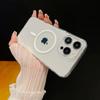Luxury Bling Glitter Magnetic Case for iPhone 11 12 13 14 15 Pro Max For Magsafe Wireless Charge Clear Hard Acrylic PC Cover