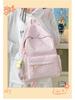 Polka Dot Cute Japanese Backpack for Elementary & Junior High Students - Durable Double Shoulder School Bag