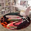1pc Nezouko  Carpet, Round Rug, Comfortable, Suitable for Entryways, Living Rooms, Office, And Bedrooms, Christmas Decoration