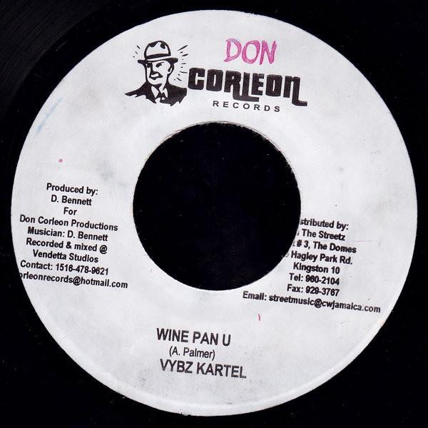 

7inch Record VYBZ KARTEL - Wine Pan U NONE Don Corleon Rec 2007 Japan Reggae, Ska & Dub Used