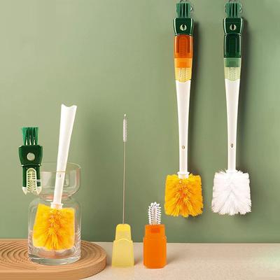 5 In 1 Water Bottle Cleaning Brush Bottle Gap Cleaner Mug Cup Washing Brush Kitchen Cleaning Tool Kitchen Accessories