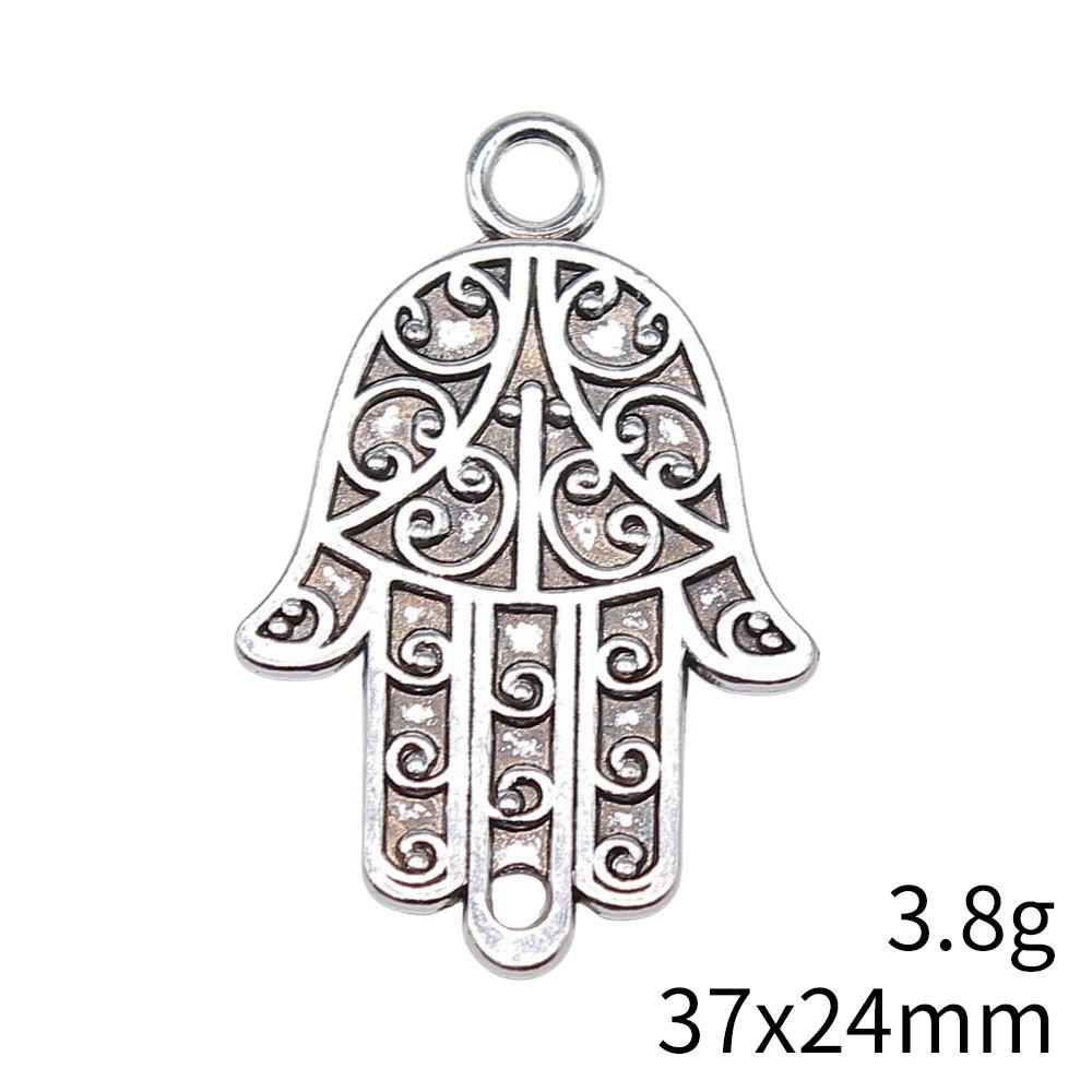 NewArrivals Charms For Necklace Hamsa Hand Talisman Amulet Charms Pendant Biz Phone Pendant