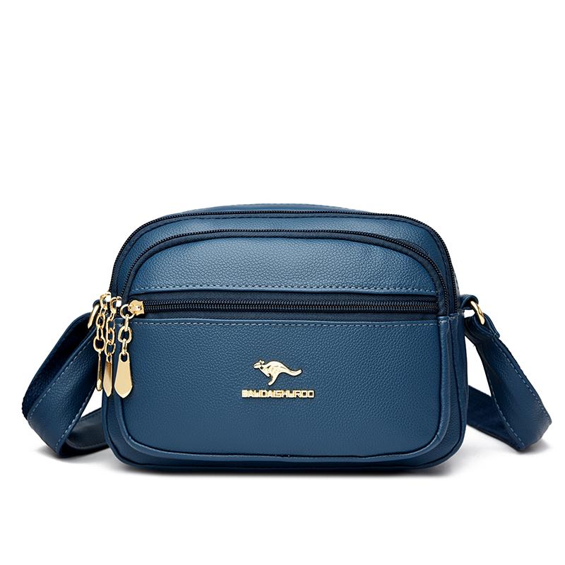 Jednoduchá a módní taška přes rameno pro ženy, Retro crossbody taška, Taška přes rameno s více přihrádkami vhodná pro každodenní použití, Nakupování, Dojíždění