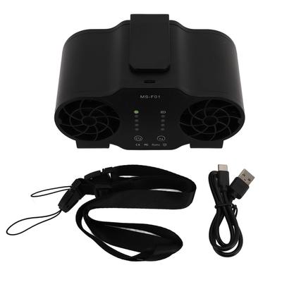 Portable Waist Fan Multifunctional USB Rechargeable Forward Reverse Hanging Waist Clip Fan for