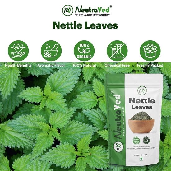 NeutraVed Nettle Leaf, Stinging Health Supporting Herb Tea, Collect from Himalayan Belt - 50g