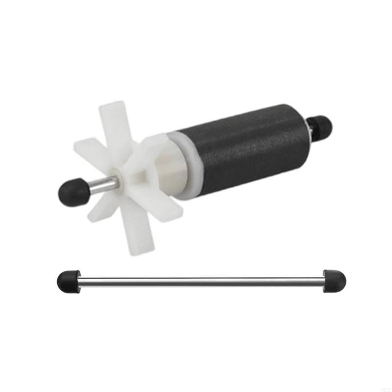 37JC Steel Shaft Rotor Replacement Part Low Noise Underwater Simple Installation for Underwater Water Pumps 6