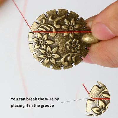 Retro Thread Cutter Metal Sewing DIY Tools Vintage Antique Design for Quilting Embroidery Thread Trimming Removal Knife