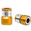 Enhanced Magnetic Anti-Slip Ring for Hand Drills: Magnetized, Hardened, with Detachable Bits and Bead-Locking Tech
