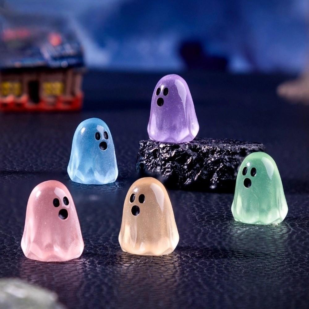 30pcs Luminous Action Figures Model Colorful Mini Landscape Statue Desktop Ornament  Halloween Decor