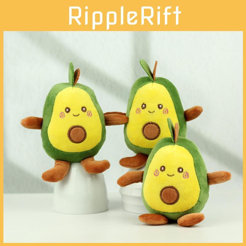 Adorable Four-inch Avocado Plush Toy Keychain Cute Backpack Charm Gift For Kids