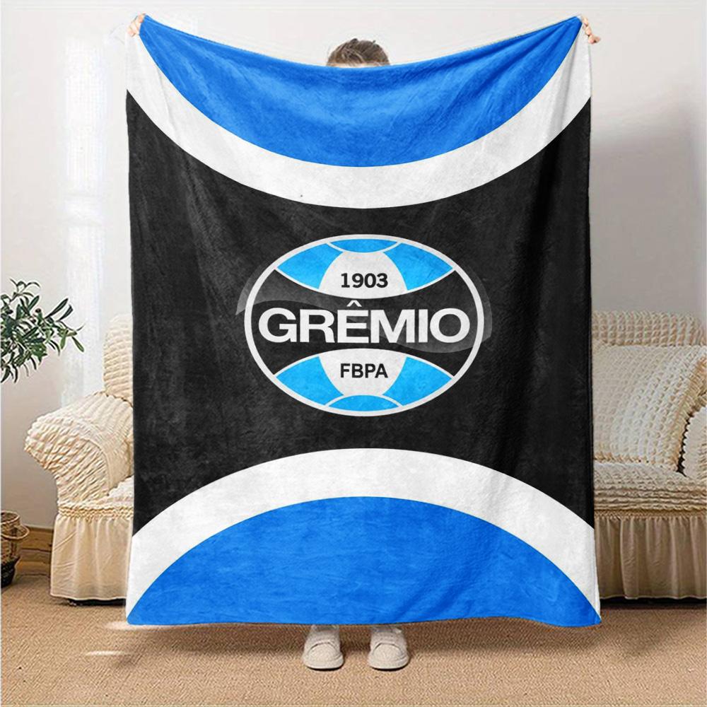 Grêmio Print Flanelldecke Hohe Qualität Warm Bequem Decke für Alle Jahreszeiten Perfekt für Geschenke Heimdekoration