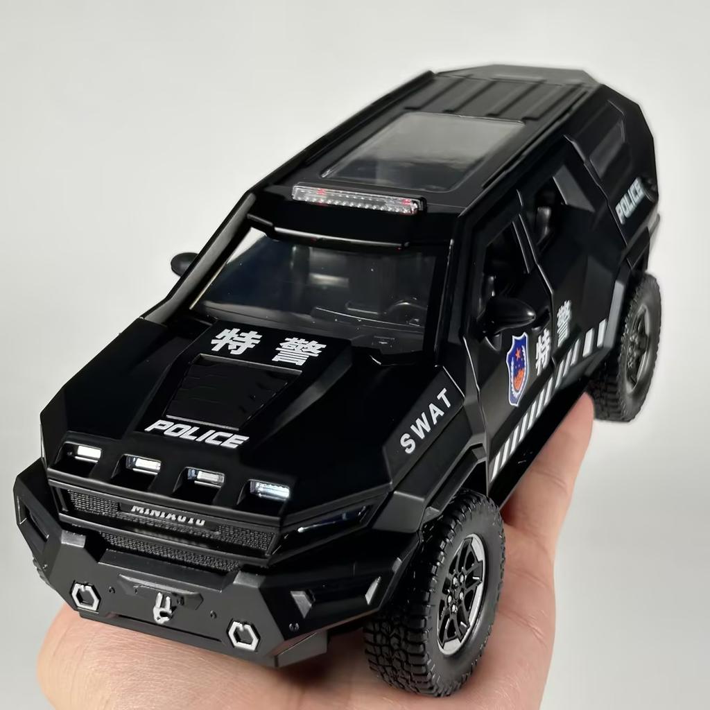 1:24 Rezvani Vengeance Offroad SUV Legierung Metall Druckguss Modellauto Heimdekoration & Sammlerstücke Hobby Display Feiertagsdekorationen