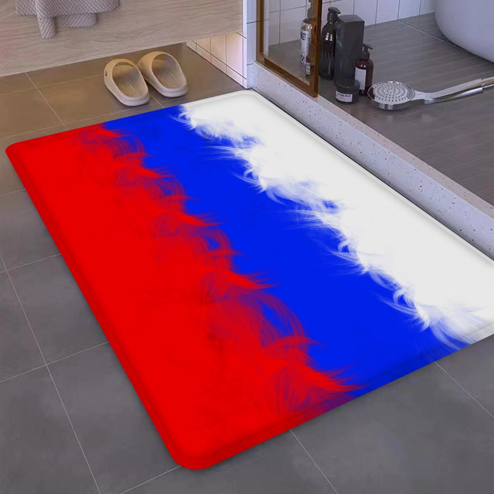 Russia Flag Floor Mat Entrance Door Mat Nordic Style Home Doormat Bathroom-Toilet Mats Bedroom Hotel Decor Mat