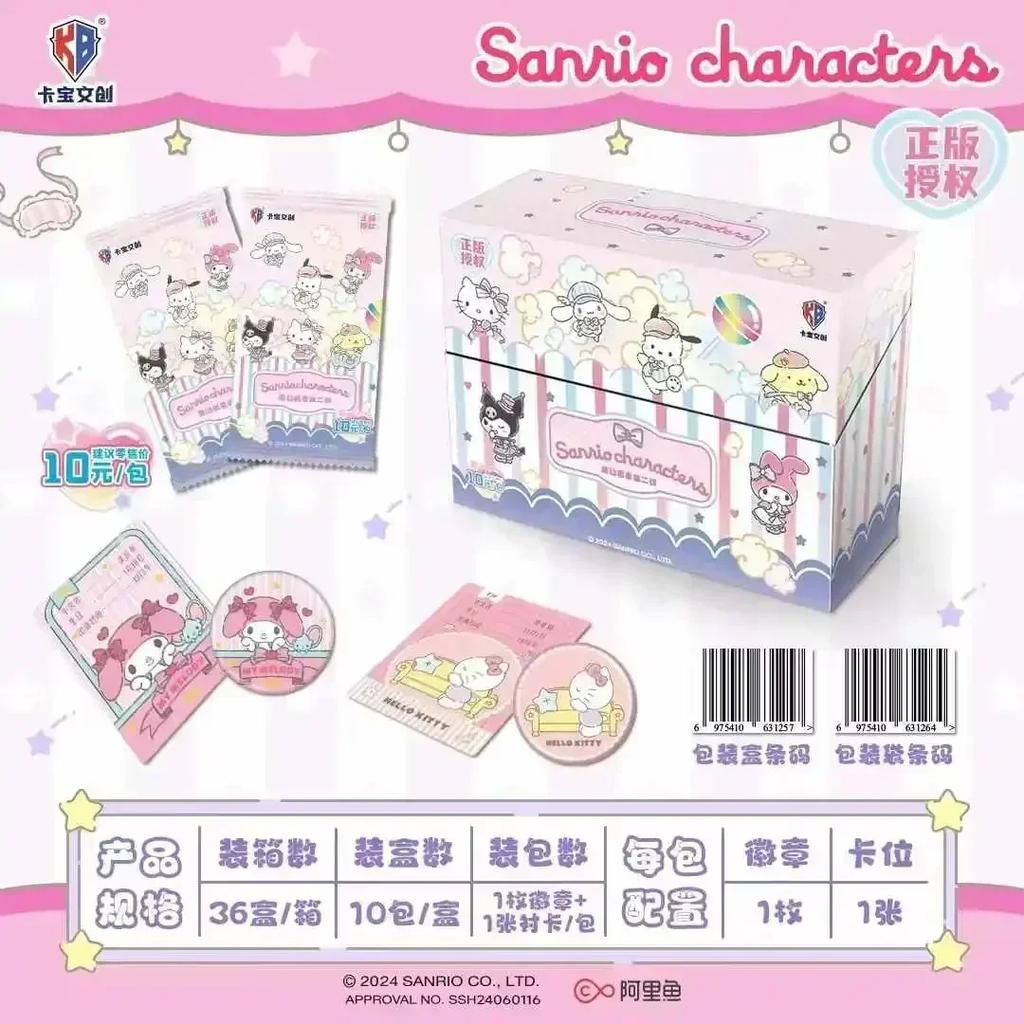 Genuine Sanrio Card Polaroid Wandering and Picking Up Light Sanrio Family Life Diary  Anime Collection Card Toys Gifts