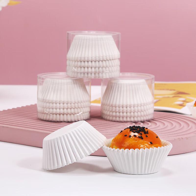 Round White Paper Baking Cups