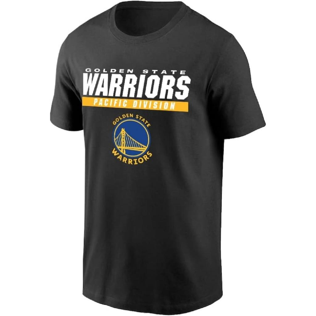 Maglietta Nera Philcos NBA Golden State Warriors Divisione Pacifico