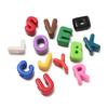 5Pcs A-Z Acrylic Big Hole Letter Beads Mix Colour Loose Spacer Beads for Making Key Chain Bracelet DIY Craft Jewelry Accessories