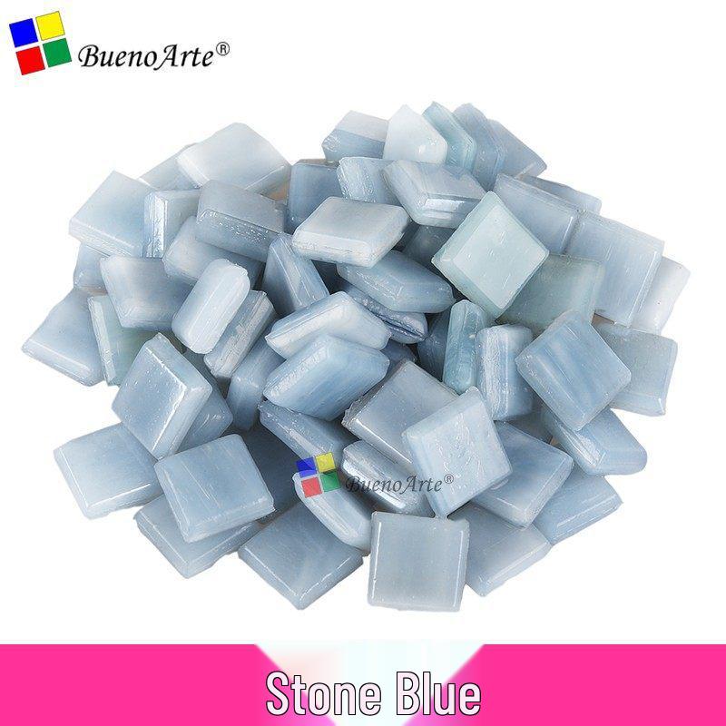 260 Stück 1 cm Transparente Eisjade Mosaik Glasperlen für DIY Kerzenhalter Basteln
