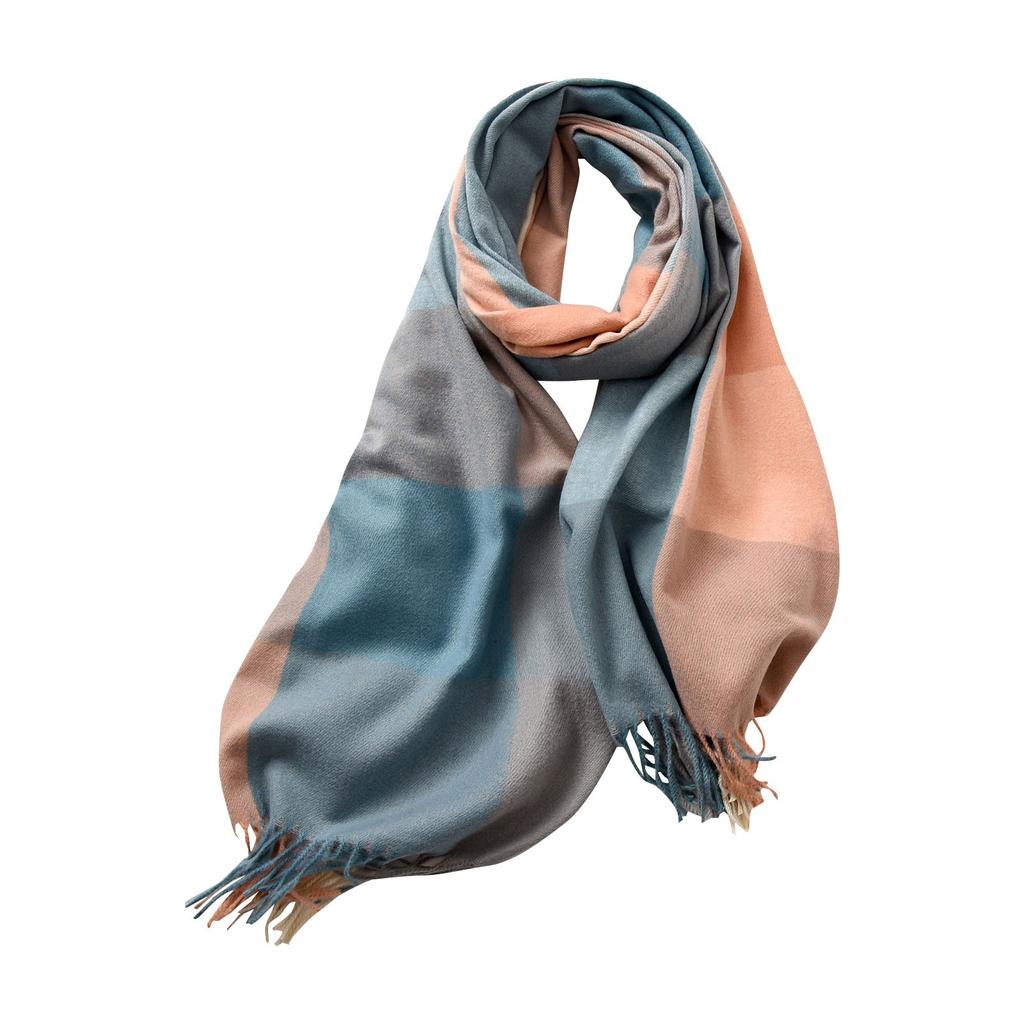 Scarf Striped Plaid Large Shawl Elegant And Winter Warm Scarf