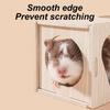1 Pc Wooden Hamster Tunnel Escape Toy Maze Hideout Tube Chew Toys Teeth Grinding Toys for Small Animal Pet Hamsters Guinea Pigs