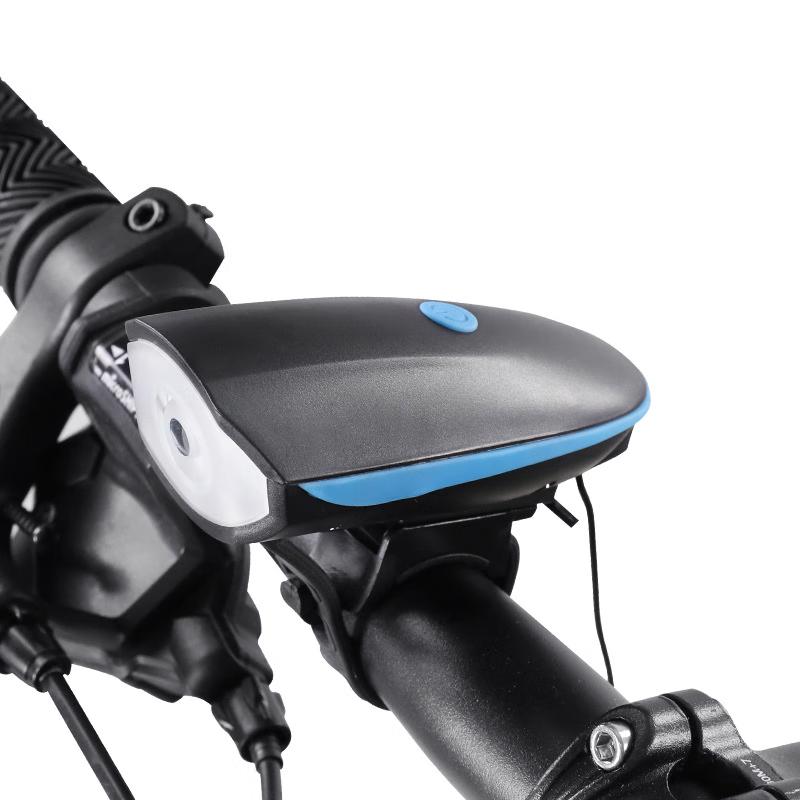 USB Rechargeable Bicycle Headlight with Horn