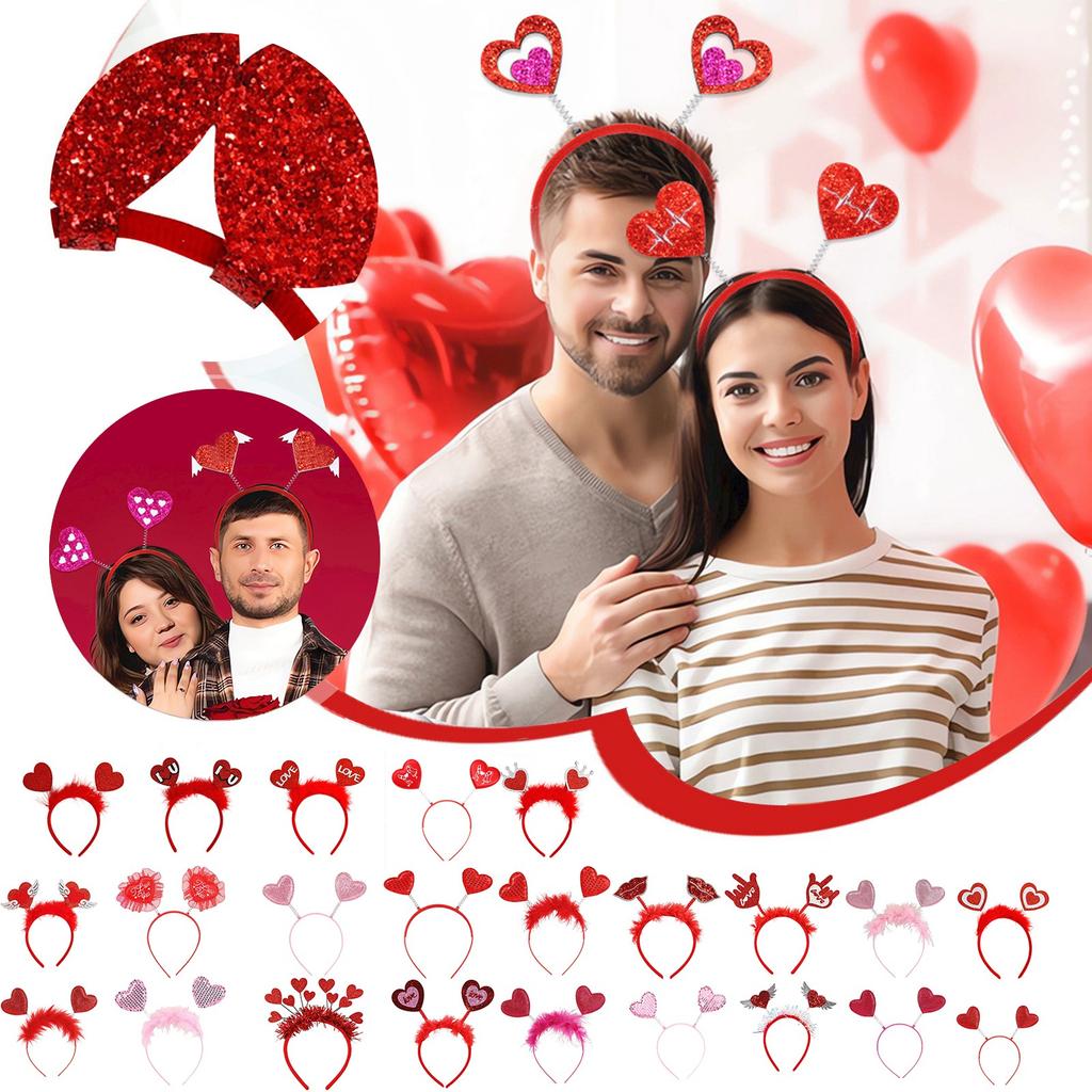 Introducing Our Valentine's Day Heart Sequin Party Headband