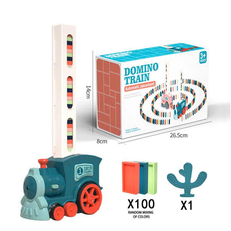 PDTO Automatic Laying Domino Electric Train Blocks Set Educational Kids Toys Gift