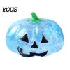 Kürbis Stressball Halloween Entspannungsspielzeug, Gruseliger Kopf Knet-Reliever Klar Glitzer Zuckerball, Partygeschenke Tragbar