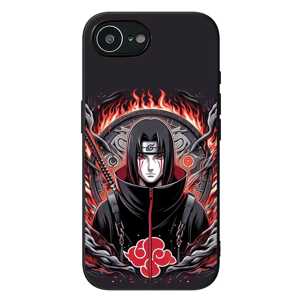 

Cover for Apple iPhone 17 16 11 Pro XS Max XR 6 7 8 Plus + 16E SE 2020 2022 Air 5 Case Akatsuki Itachi Uchiha Madaras Narutos iPhone 16 Plus
