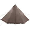 Vidaxl Tipi Family Tent, 6-Person, Brown, Waterproof