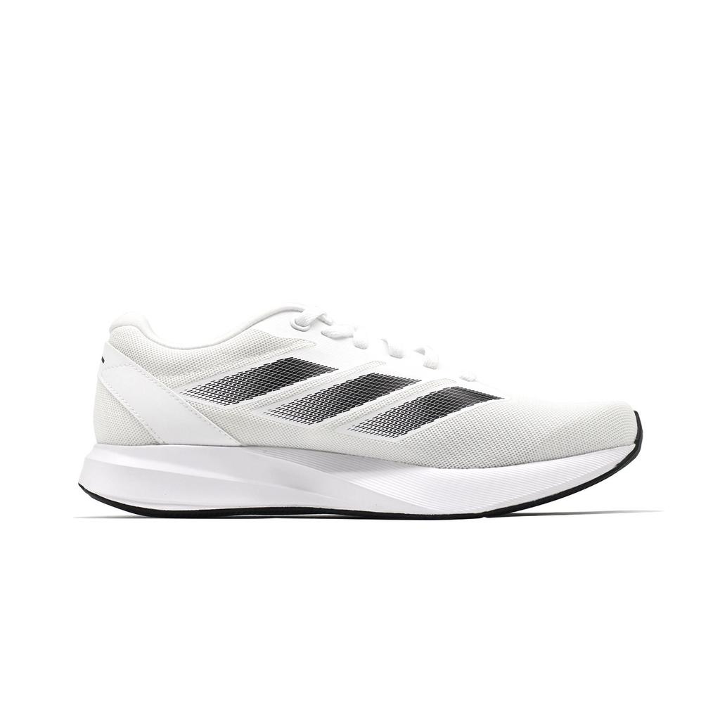Adidas Duramo RC Slip Resistant, Abrasion Resistant, Breathable Low top Running Shoes Unisex White Black ID2702(Team140-)
