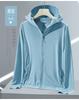Men's Ice-Feeling Original Yarn Sun Protection Shirt UPF10+ UV Protection Outdoor Fishing Sun Protection Jacket with Hooded Breathable Skin Cover