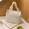 Stylish Shiny Star Rhineste Bento Bags Women's New Large Capacity Zipper Daily Handbags Korean Style Casual Storage Bag