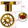 Motorcycle modified CNC aluminum alloy material, multi-color optional motorcycle front fork cup, fine workmanship and wear resistance