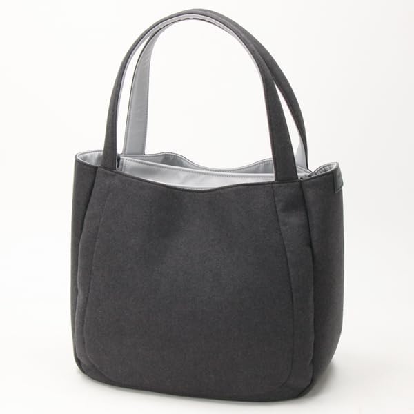 Tote Bag Felt Tote Medium Dark Gray [Isaac] (15)