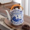 UOZO Blue and White Ceramic Teapot
