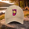 ROSER Zombie Print Washed Duckbill Baseball Cap Adjustable Unisex Lightweight MachineWashable for Unisex Women