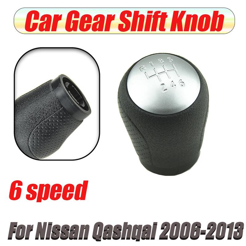 High Quality 6 Speed Gear Shift Knob Fit For Nissan X-trail T31 2007-2015 Gear Shift Lever Knob Car Accessories