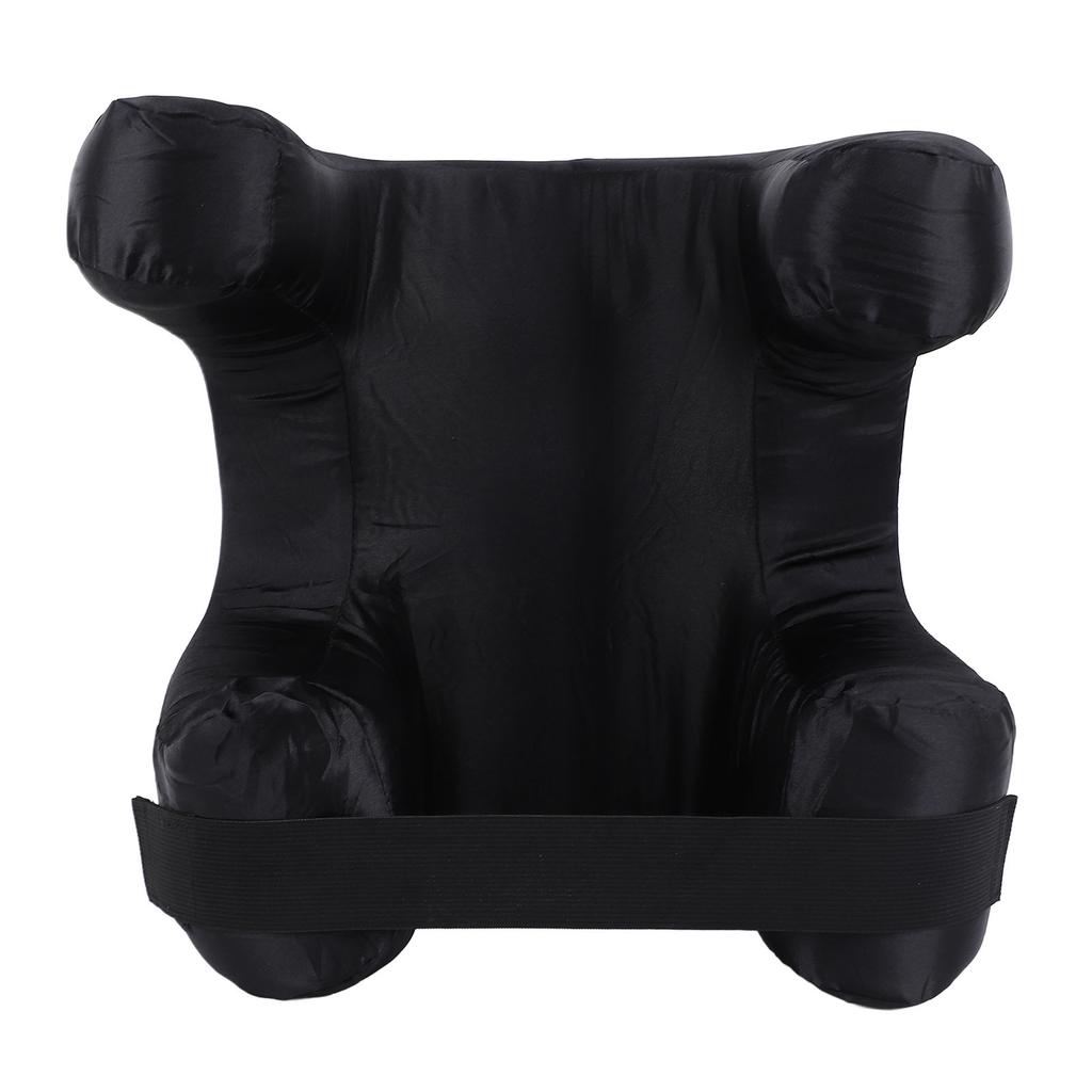 Face Down Pillow Memory Foam Sleeping Pillow Soft Comfortable Face Pillow for Home Travel Black
