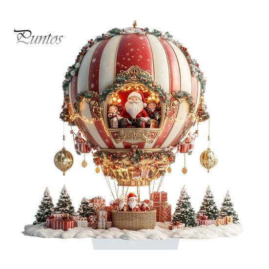 

Зимний снежный домик акриловое украшение 2D плоский рождественский вертеп настольная вывеска рождественский домашний офис гостиная спальня книжная полка настольный орнамент E