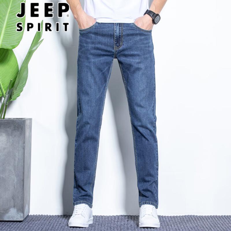 Men s JEEP SPIRIT Comfortable Denim Jeans 34