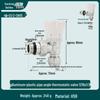 All-Copper 4-Point PPR Thermostatic Angle Valve for Radiator & Underfloor Heating