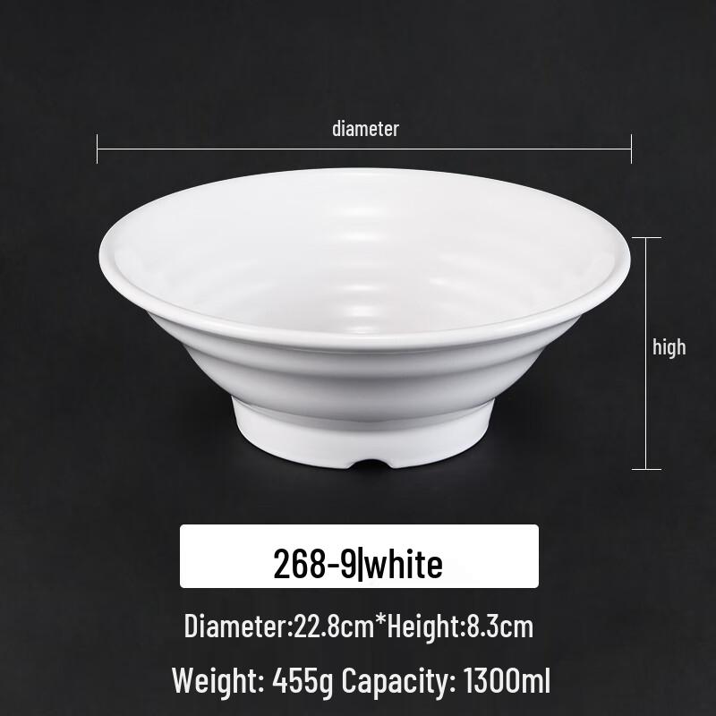 

Morona Melamine Imitation Porcelain Noodle Bowl