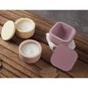 Silikonform für Zementbecher, perfekt für selbstgemachte Kerzenhalter aus Kristallharz und Wachs – innovatives Spiegeldesign