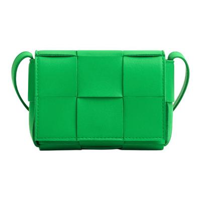 Mini Cassette Bag Parakeet/Gold Women Shoulder_bags Green 666688-VMAY1-3722