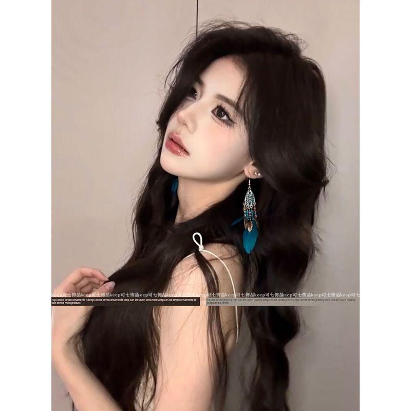 Yunnan Photography Bohemia Style Earrings Retro Ethnic Style Tassel Earrings Female Vacation Style Seaside Earrings