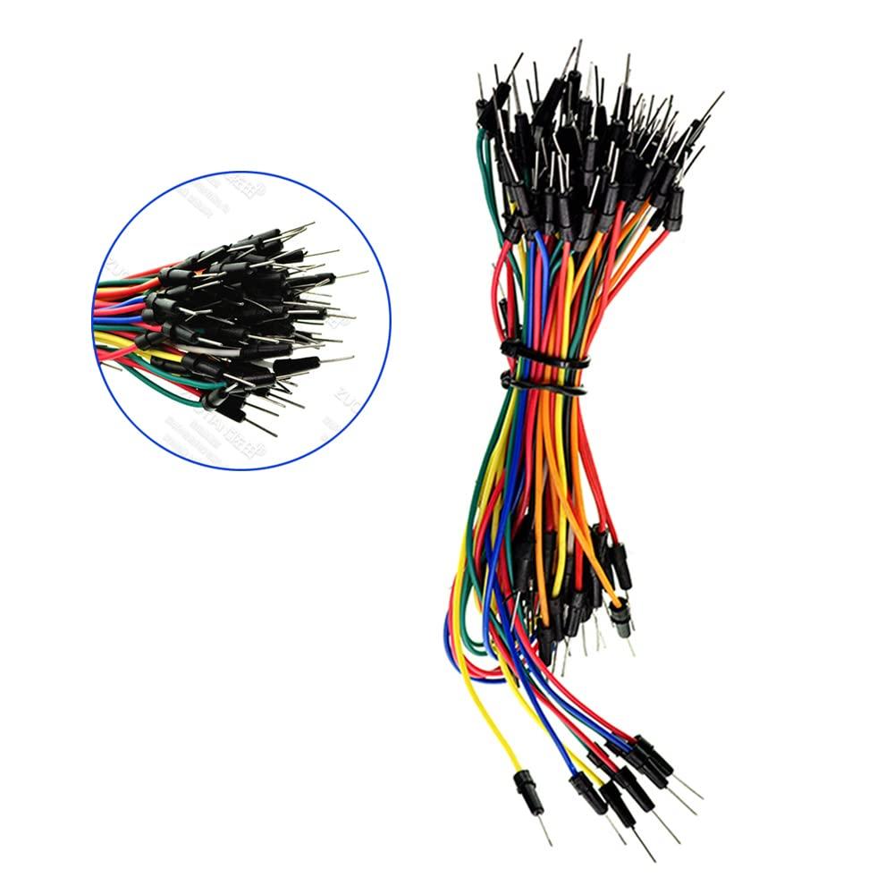 Samcos Jumper Wires 130 Pcs Set Jumper Wire Connector Line Wire Kit Male to